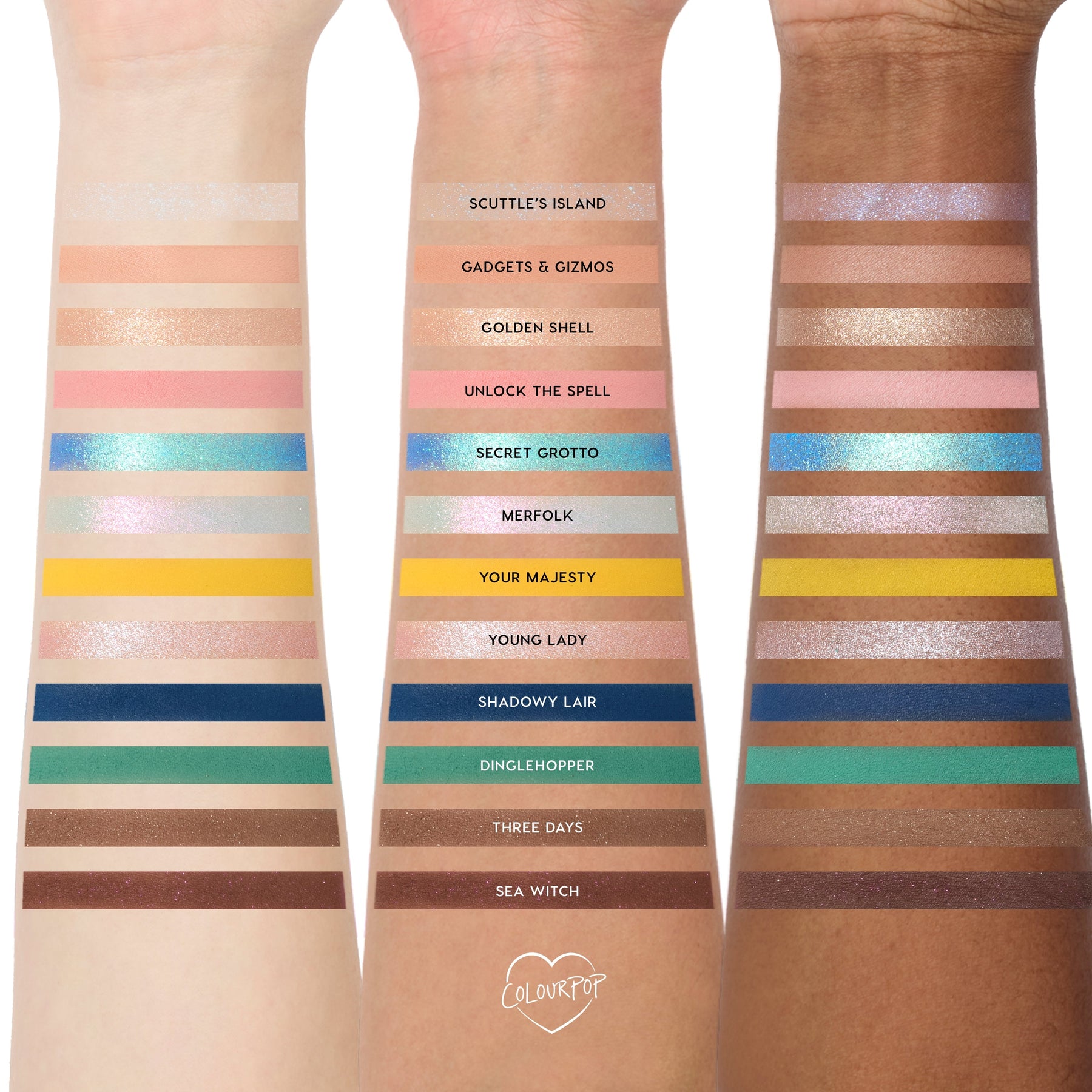 ColourPop and The Little Mermaid | Colour Edit